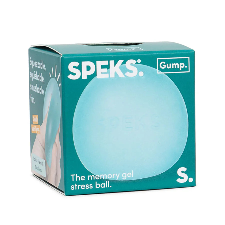 Speks Gump Original Memory Gel Stress Ball 6cm - Sea Glass