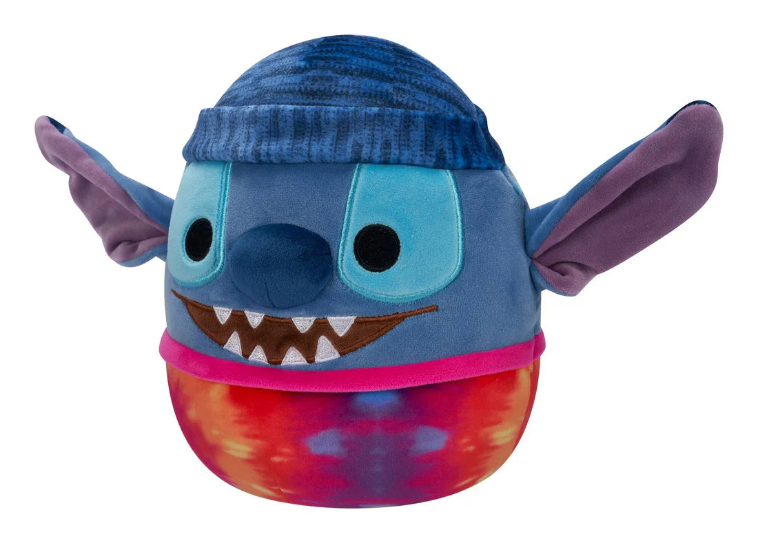 Squishmallows 8 inch - Disney Stitch With Beanie and Tie Dye