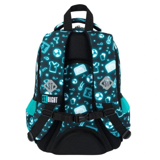 St.Right Backpack 15 Inch - Neon Football