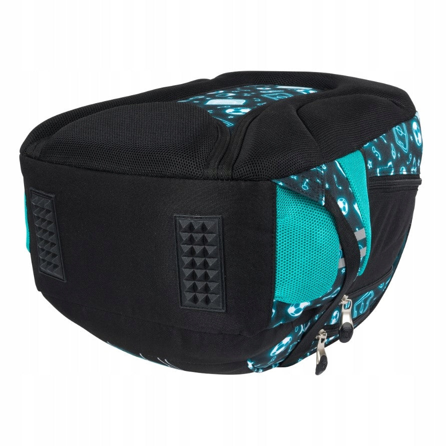 St.Right Backpack 15 Inch - Neon Football