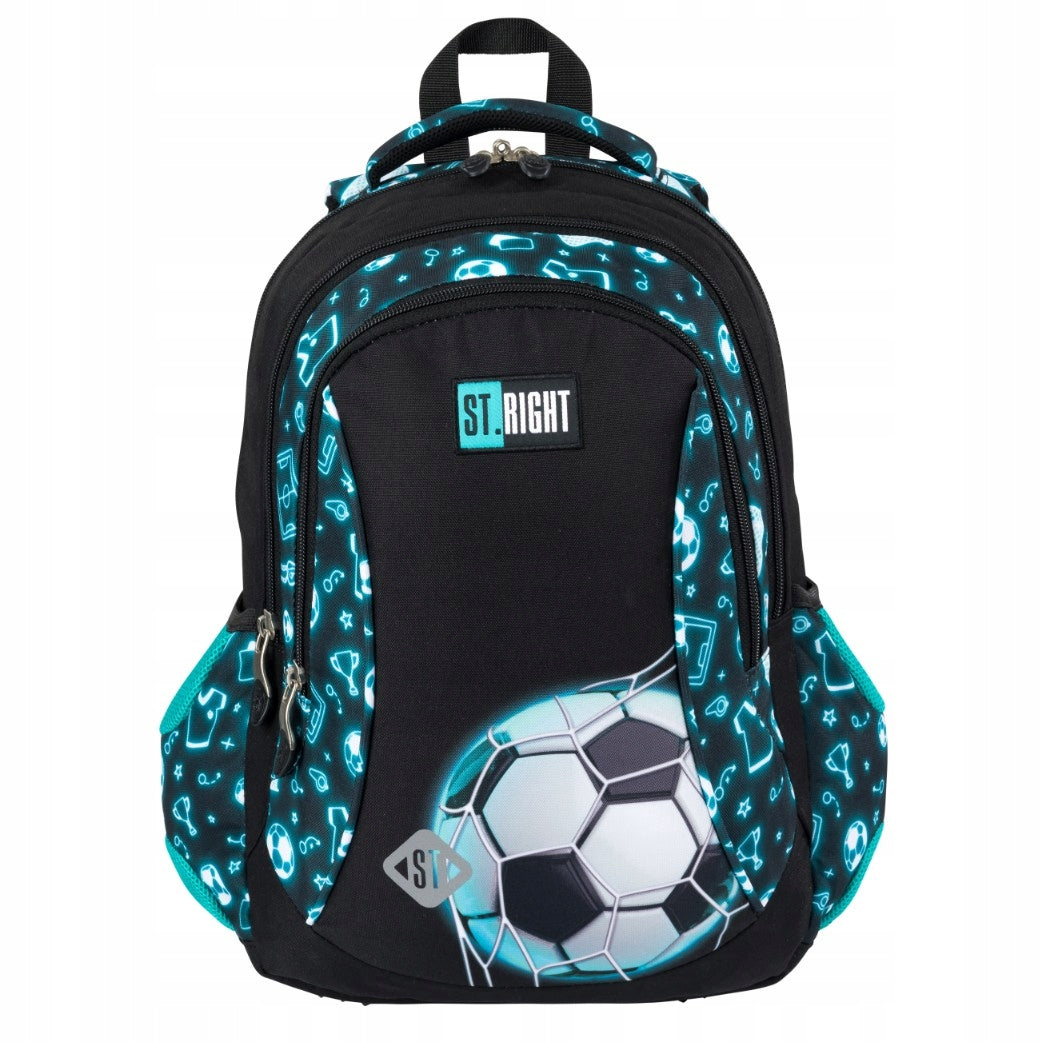 St.Right Backpack 15 Inch - Neon Football