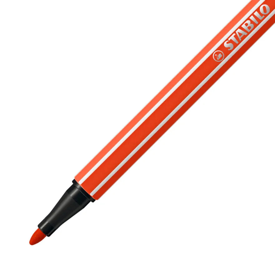 Stabilo 68 Arty Fibre Tip Pens - Assorted Colours (12 Pack)