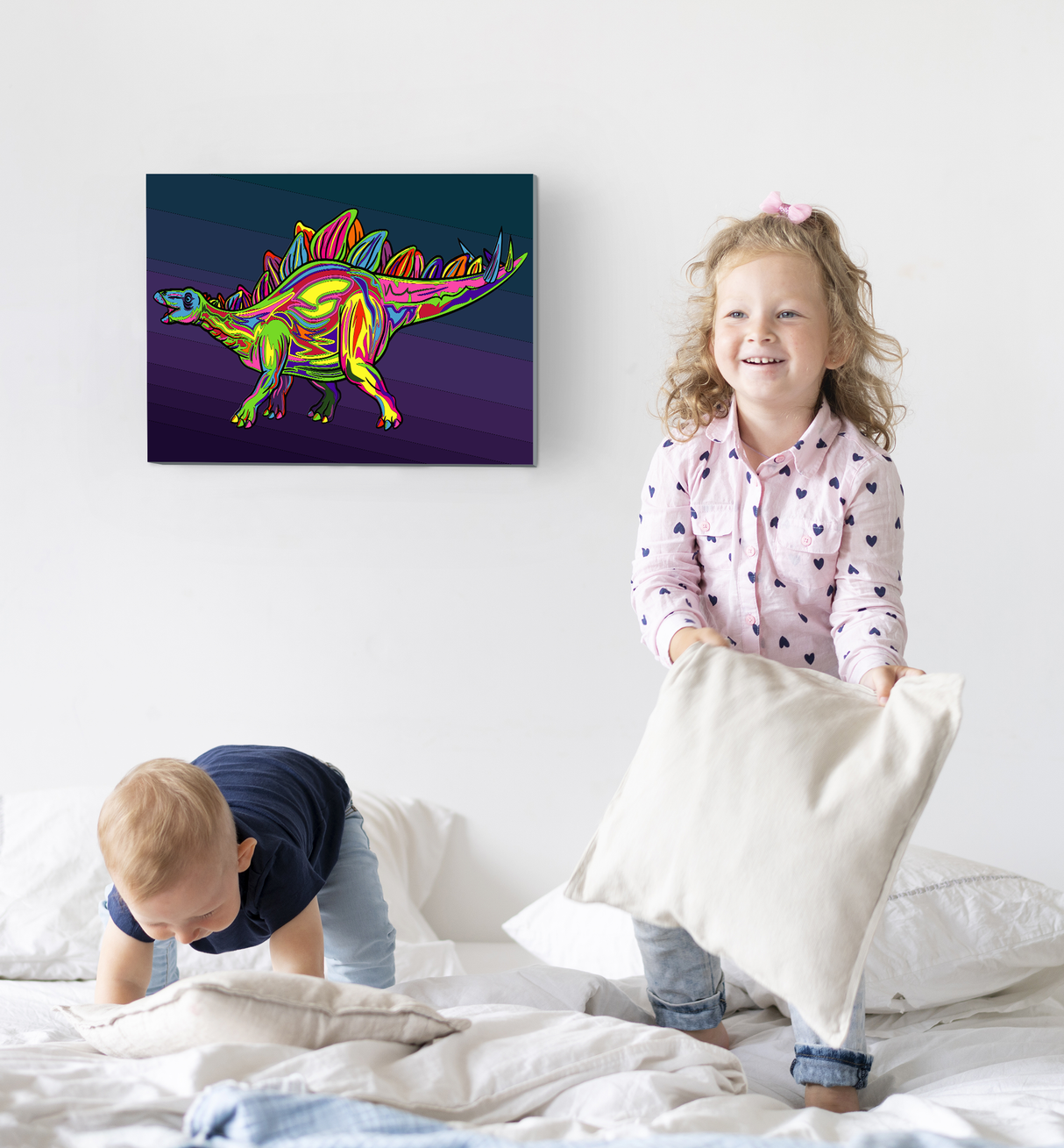 Stegosaurus Paint By Numbers Kit Splat Planet