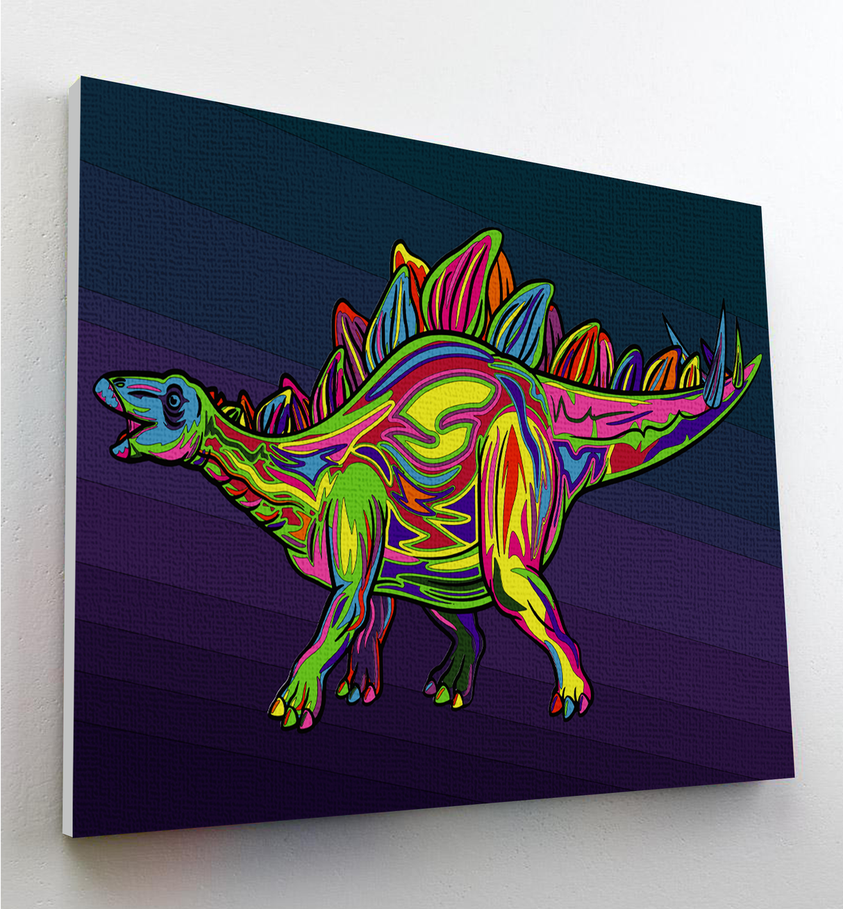 Stegosaurus Paint By Numbers Kit Splat Planet