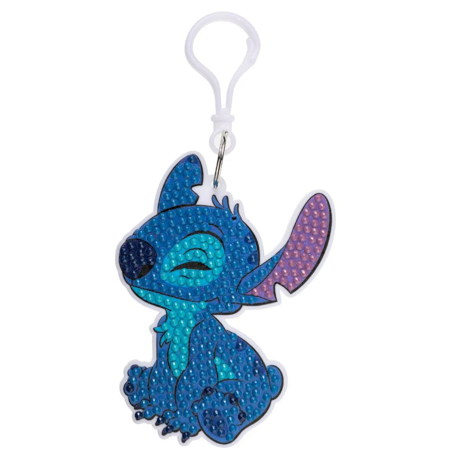Crystal Art Bag Charm - Stitch