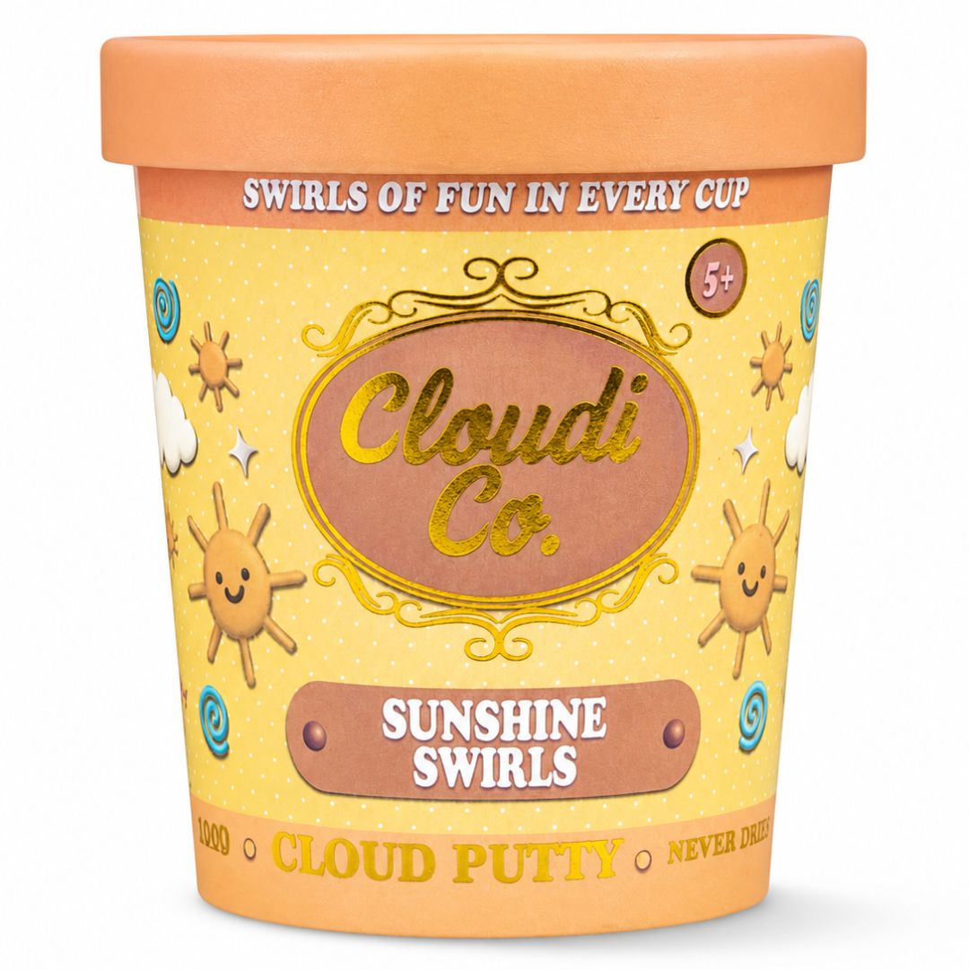 Cloudi Co. 10oz Putty - Sunshine Swirls