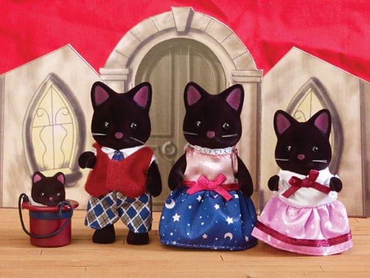Sylvanian Families Midnight Cat Family