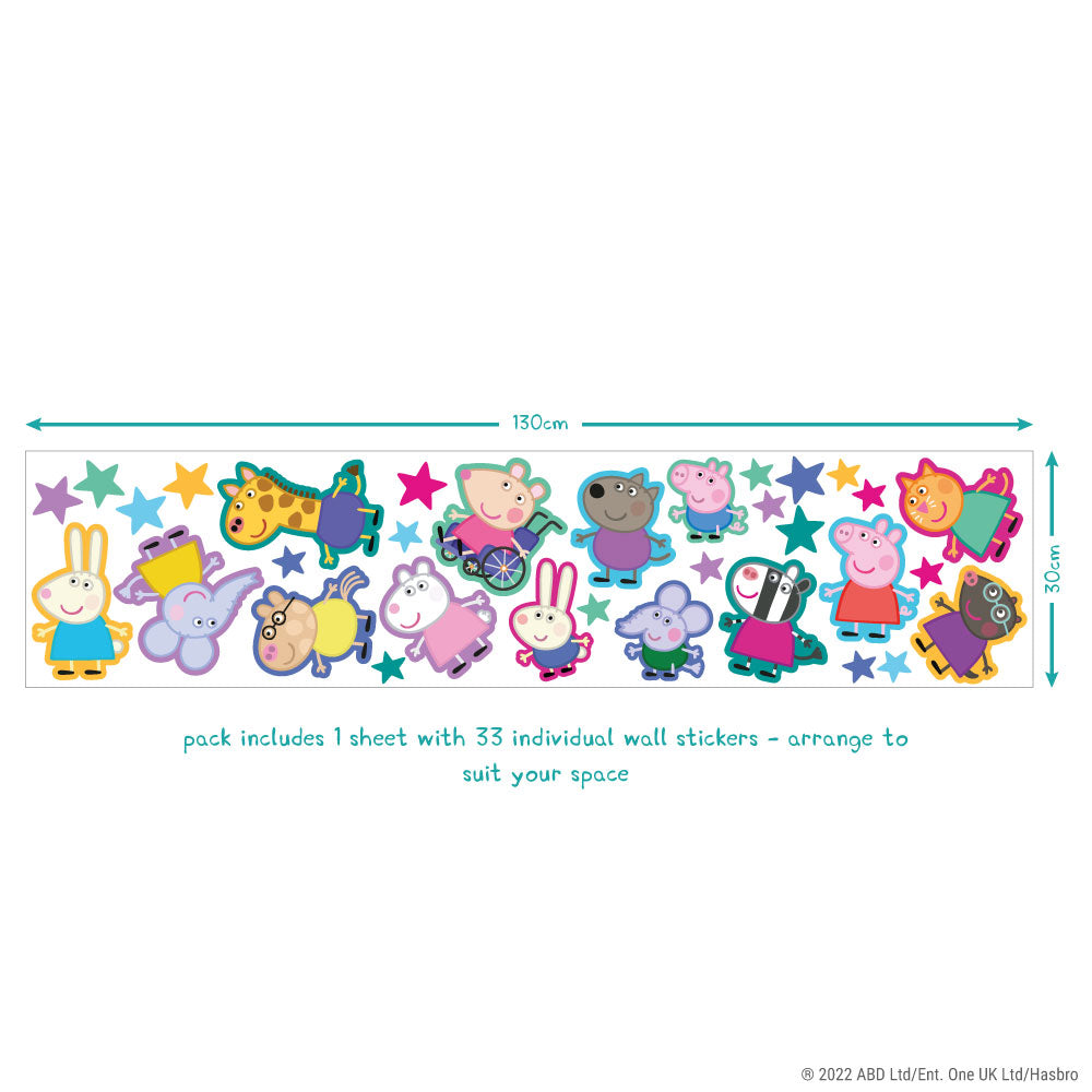 Wall Stickers Pack - Peppa and Friends