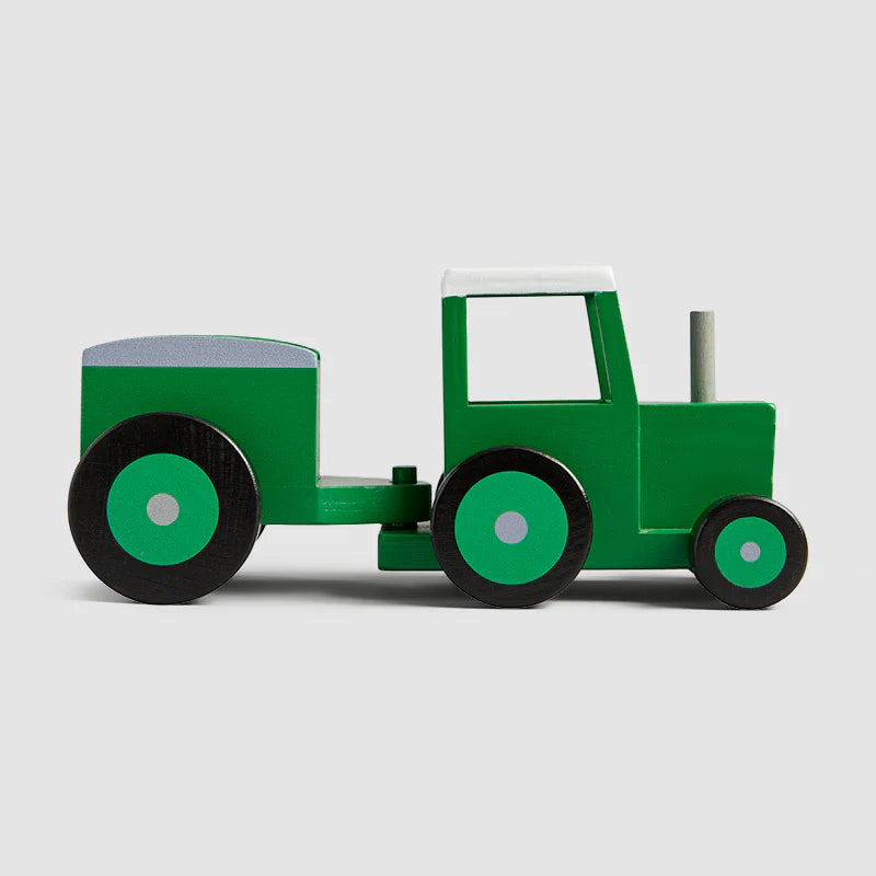 Tractor Ted & Trailer Wooden Toy