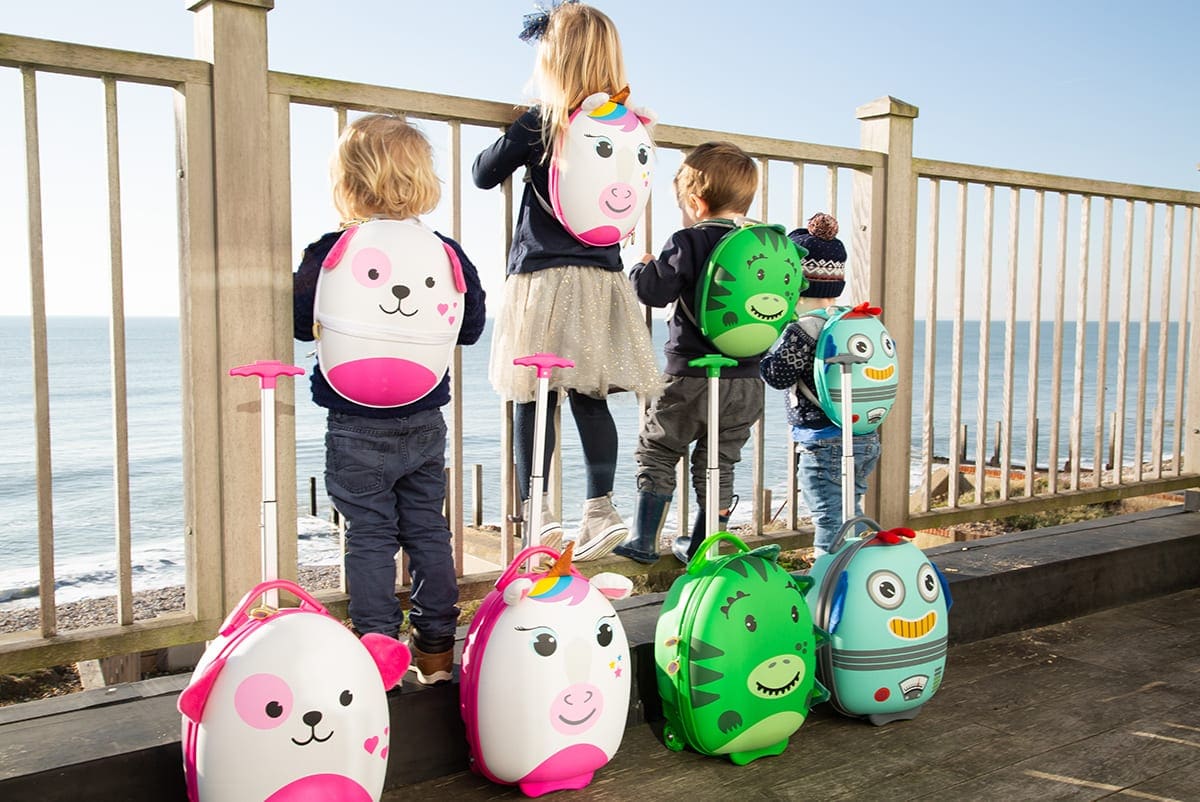 Boppi Tiny Trekker Backpack Pink Dog