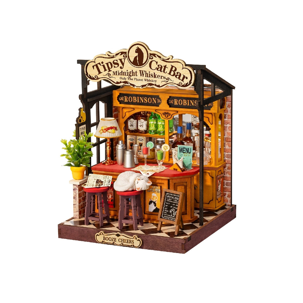 Rolife DIY Miniature House - Tipsy Cat Bar