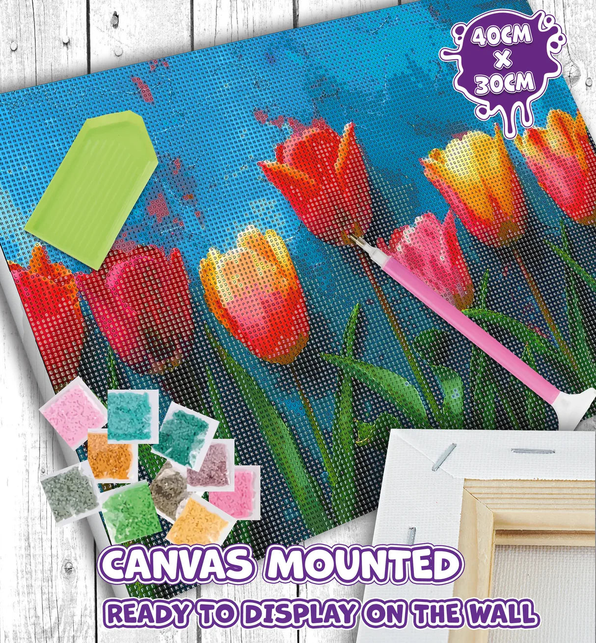 Diamond Art Set - Totally Tulips