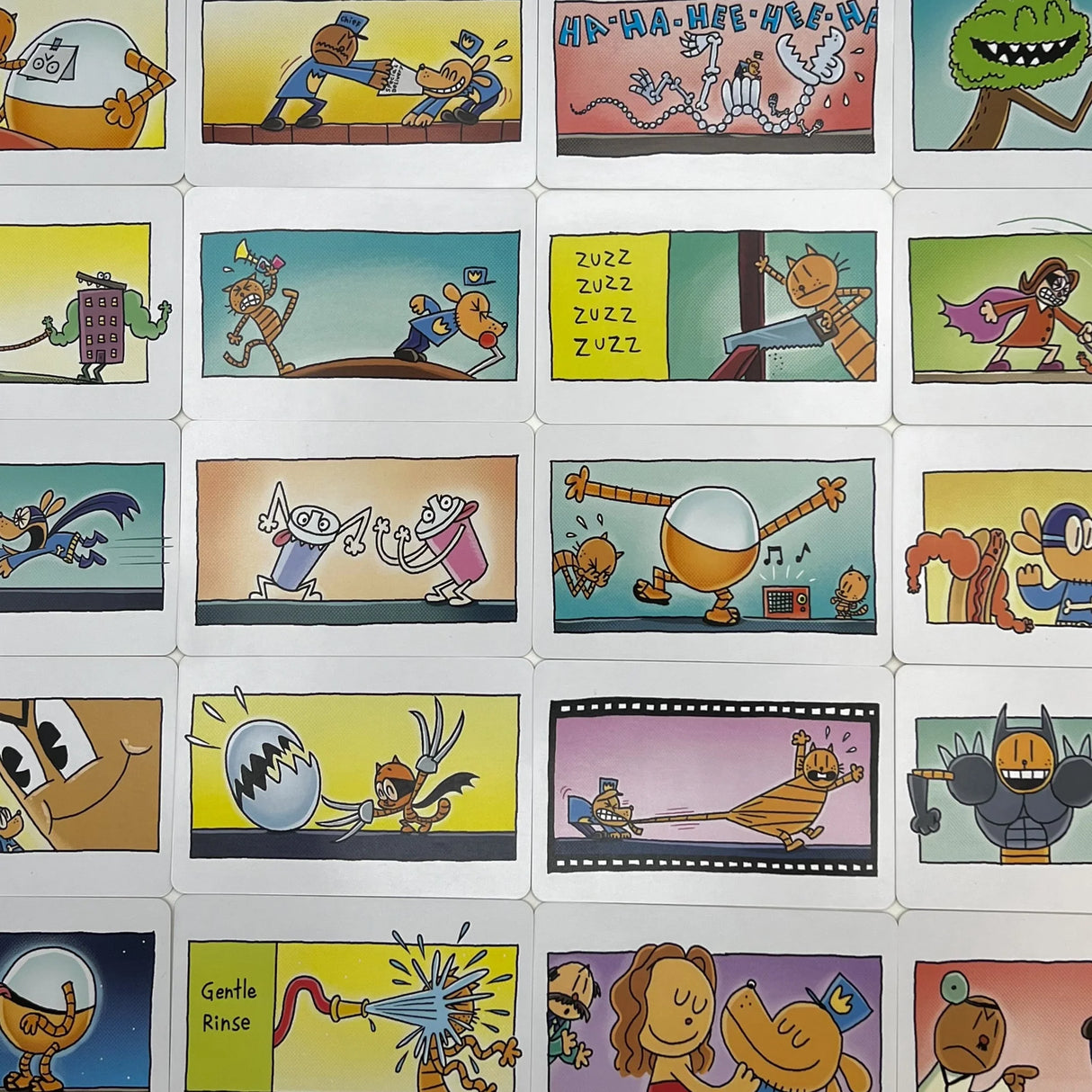 Dog Man Flip-O-Rama Card Game