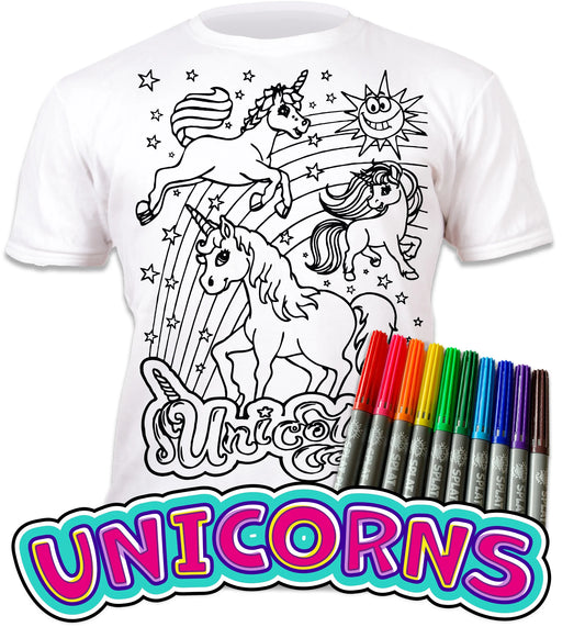 PYO T-Shirt New Unicorn Stars age 3-4