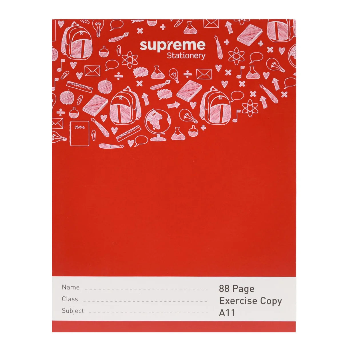 Supreme Stationery A11 88pg Exercise Copy Book (Single)