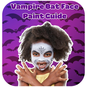 Vampire Bat Face Paint Guide