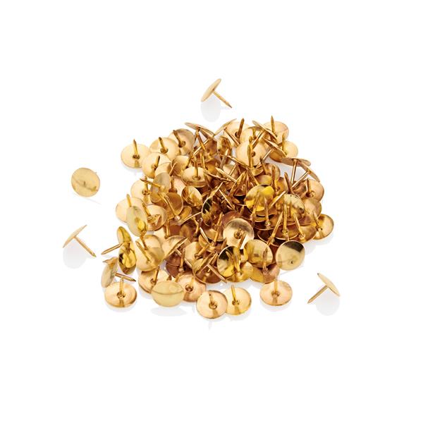 Brass Thumb Tacks -100