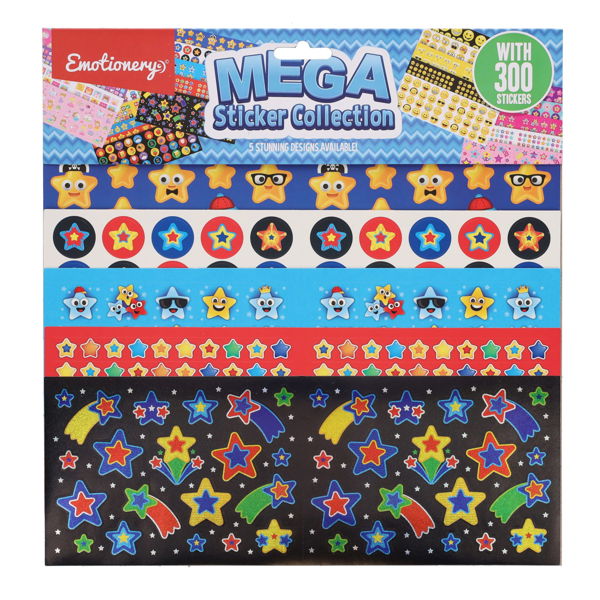 Emotionery Mega Sticker Collection - Assortment (300 Pack)