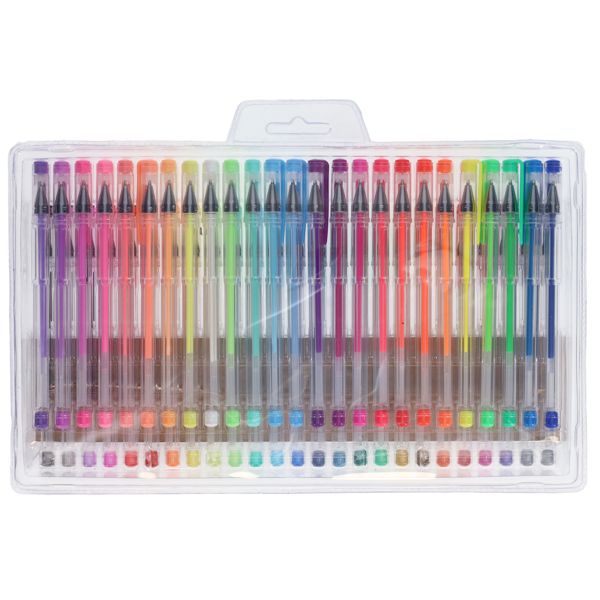 50 Assorted Colour Gel Pens