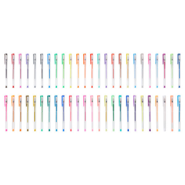 50 Assorted Colour Gel Pens
