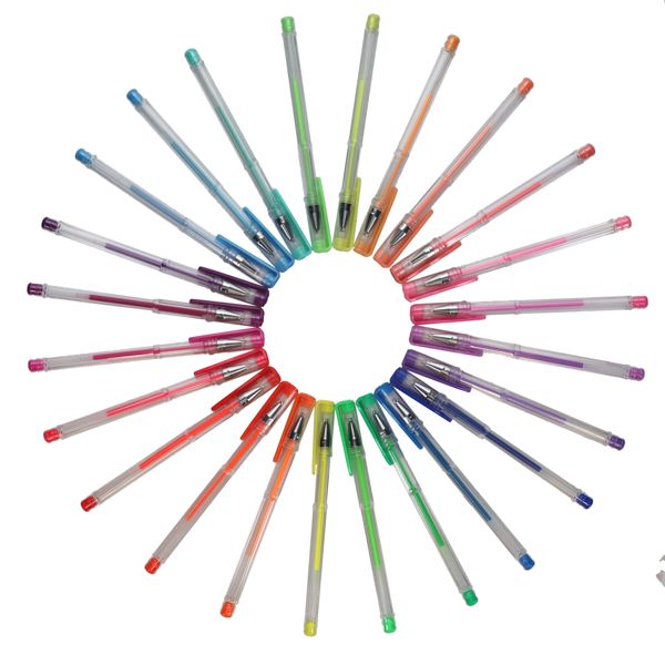 50 Assorted Colour Gel Pens