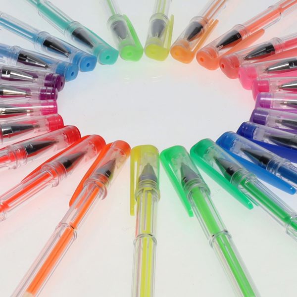 50 Assorted Colour Gel Pens