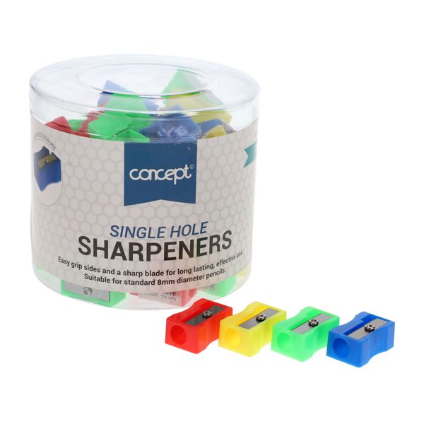 Concept Plastic Pencil Sharpener (Assortment)
