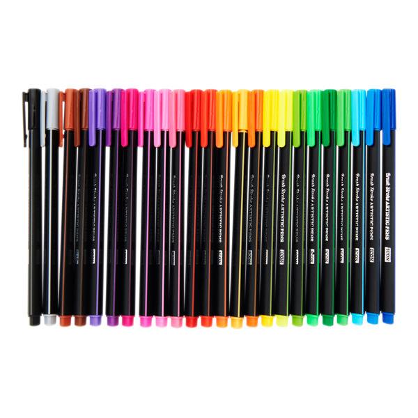 Icon Brush Stroke Artistic Pens (24 Set)