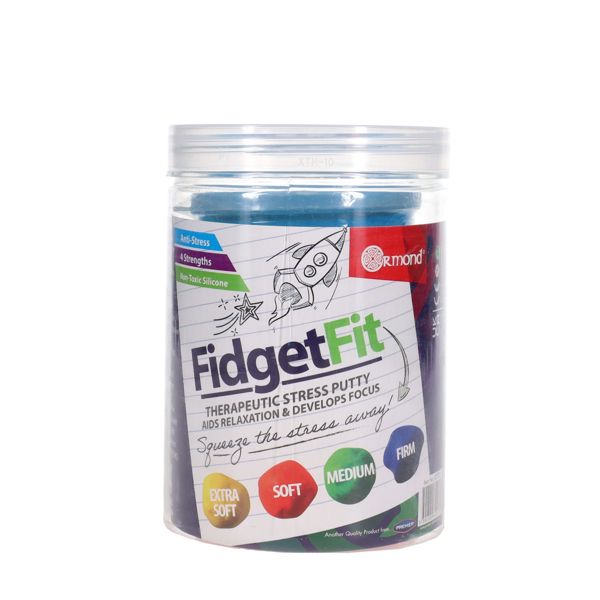 Ormond Fidget Fit Therapeutic Stress Putty (4 Pack)