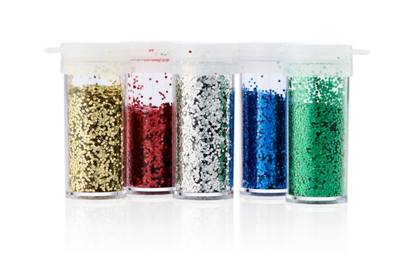 Crafty Bitz 5x3g Tubs Glitter Sprinklers