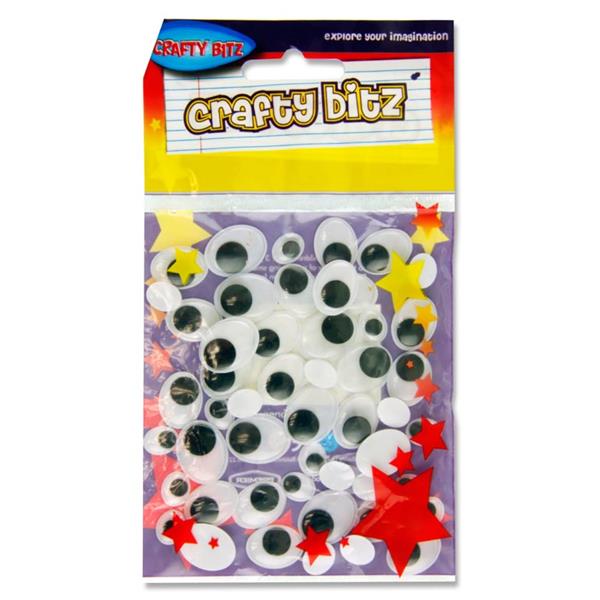 Crafty Bitz Oval Wiggle Goggly Eyes