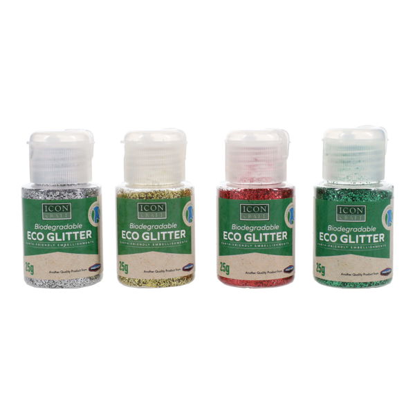 Icon Craft Biodegradable Eco Glitter 25g (Assortment)