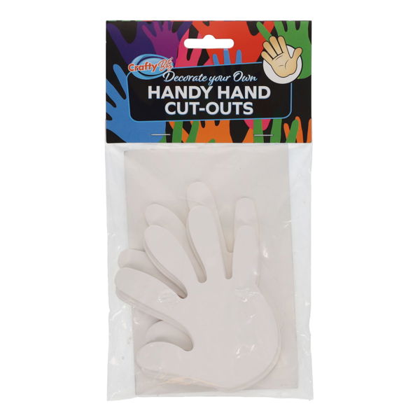 Crafty Bitz Cutouts - Hands (16 Pack)