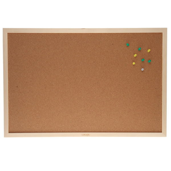 Concept Memo & Notice Cork Board 60x40cm
