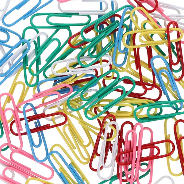 Tub 200 28mm Multicolour Paper Clips
