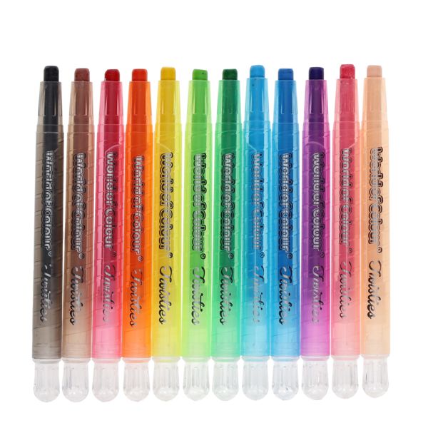 World of Colour Mini Twisties Crayons (12 Pack)