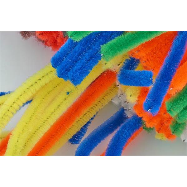Crafty Bitz Tub 350 Pipe Cleaners - 10 Assorted Colours