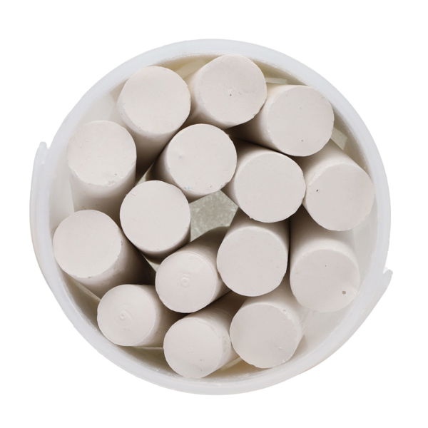 World of Colour Bucket 15 Jumbo Sidewalk Chalk - White