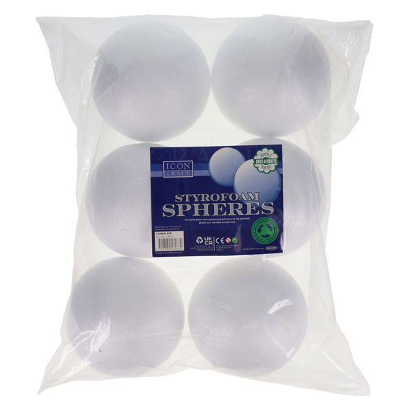 Icon Craft Styrofoam Spheres - 120mm