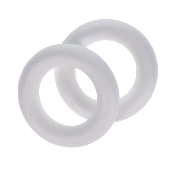 Icon Craft Styrofoam Wreaths - Dia 140mm (2 Pack)