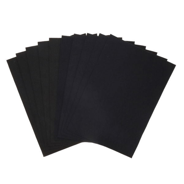 Icon Craft A4 Felt Sheets - Black (10 Pack)