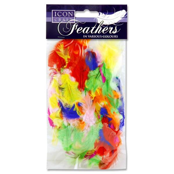 Bag Feathers 7g - Bright Colours