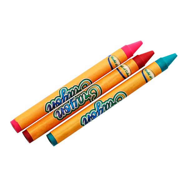 World of Colour Box of 64 Crayons with Sharpener