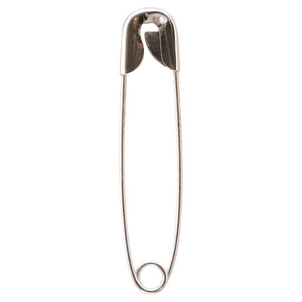 Nickel Safety Pins 36mm (Pack of 50)