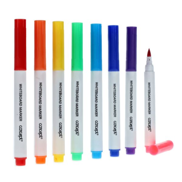 Concept Card 8 Asst Whiteboard Markers
