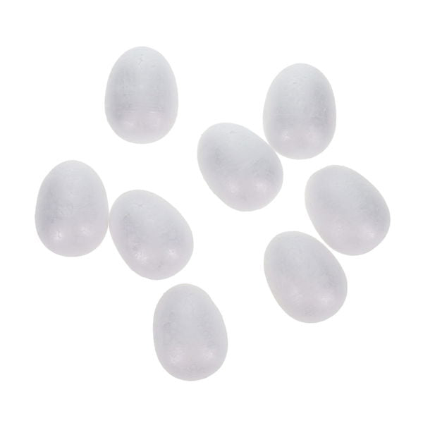 Polystyrene Eggs - 7cm (Pack of 10)