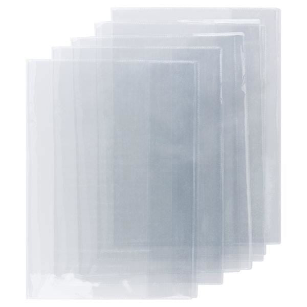 A4 PVC Heavy Duty Copy Book Covers (Pack of 5)