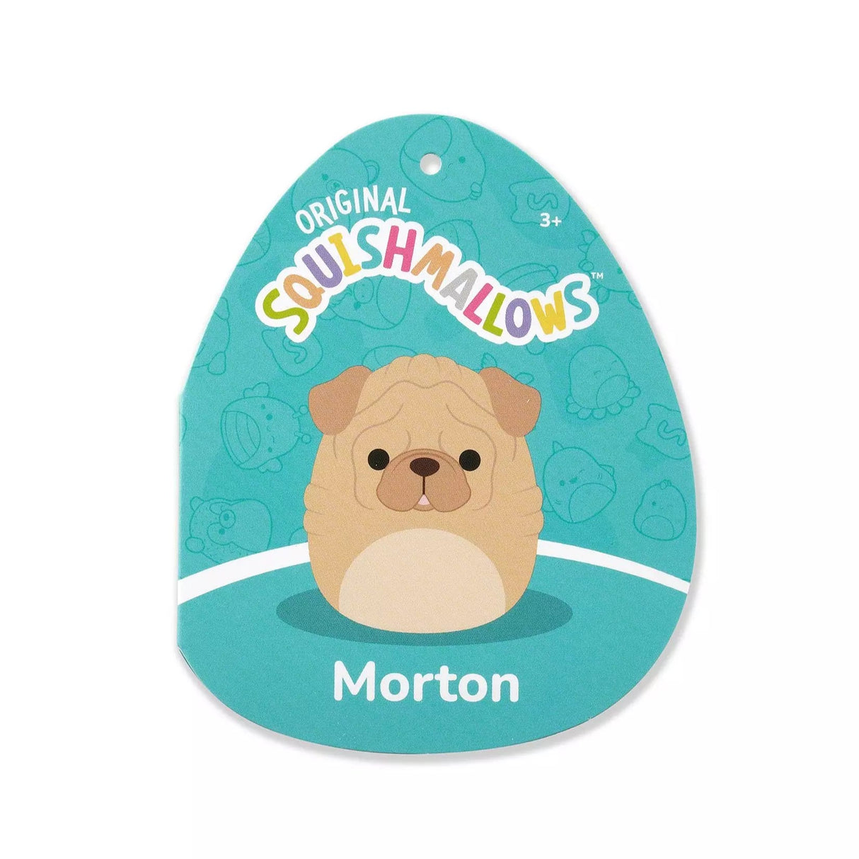 Squishmallows 7.5 Inch - Morton the Brown Shar Pei