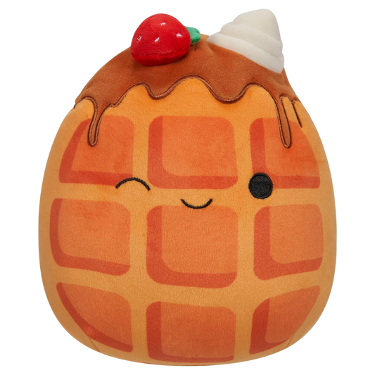 Squishmallows 7.5 Inch Weaver Waffle with Strawberry & Whipped Cream