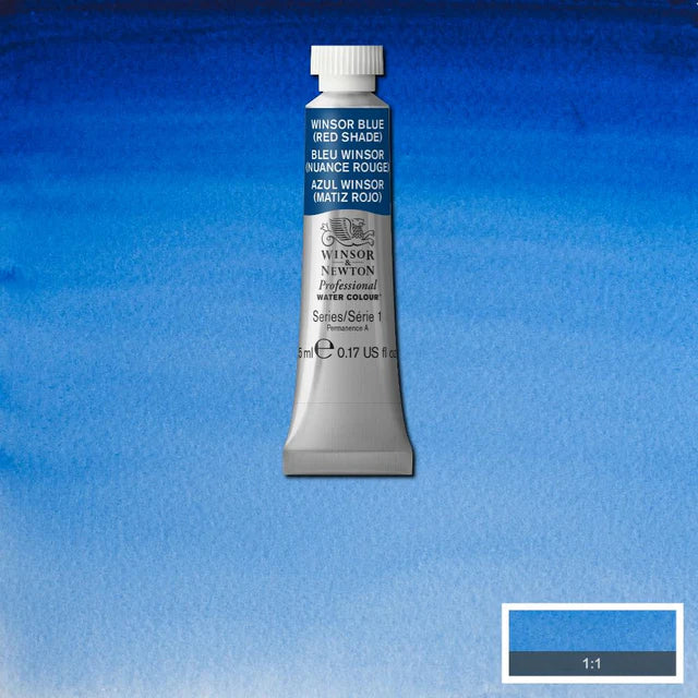 Winsor & Newton Professional Watercolour 5ml - Winsor Blue (Red Shade)